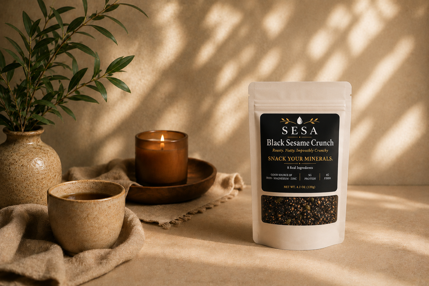 SESA Black Sesame Crunch — SOLD OUT (Pre-Order Now)